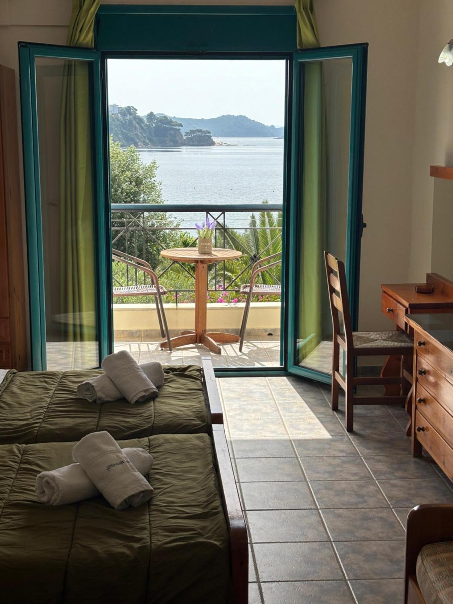 Angeliki Beach Hotel Megali Ammos  Bagian luar foto