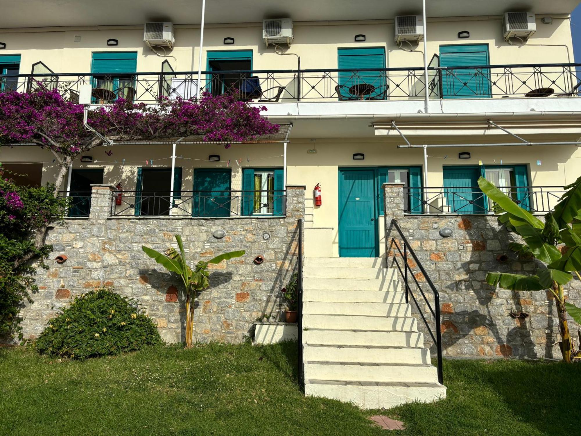 Angeliki Beach Hotel Megali Ammos  Bagian luar foto