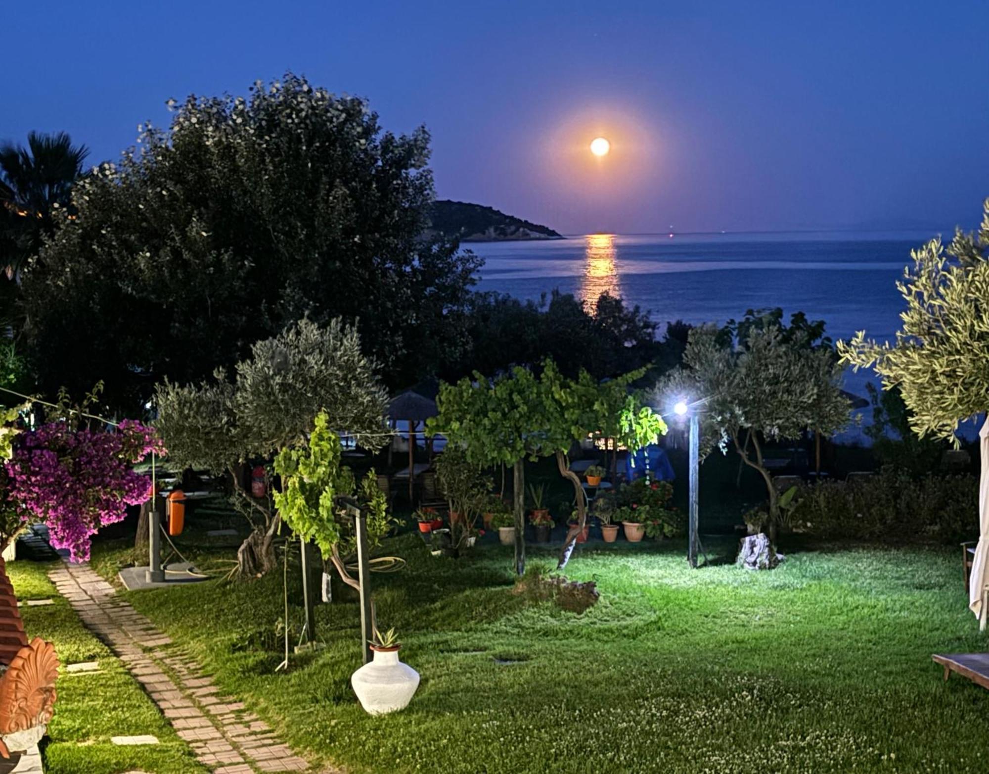 Angeliki Beach Hotel Megali Ammos  Bagian luar foto