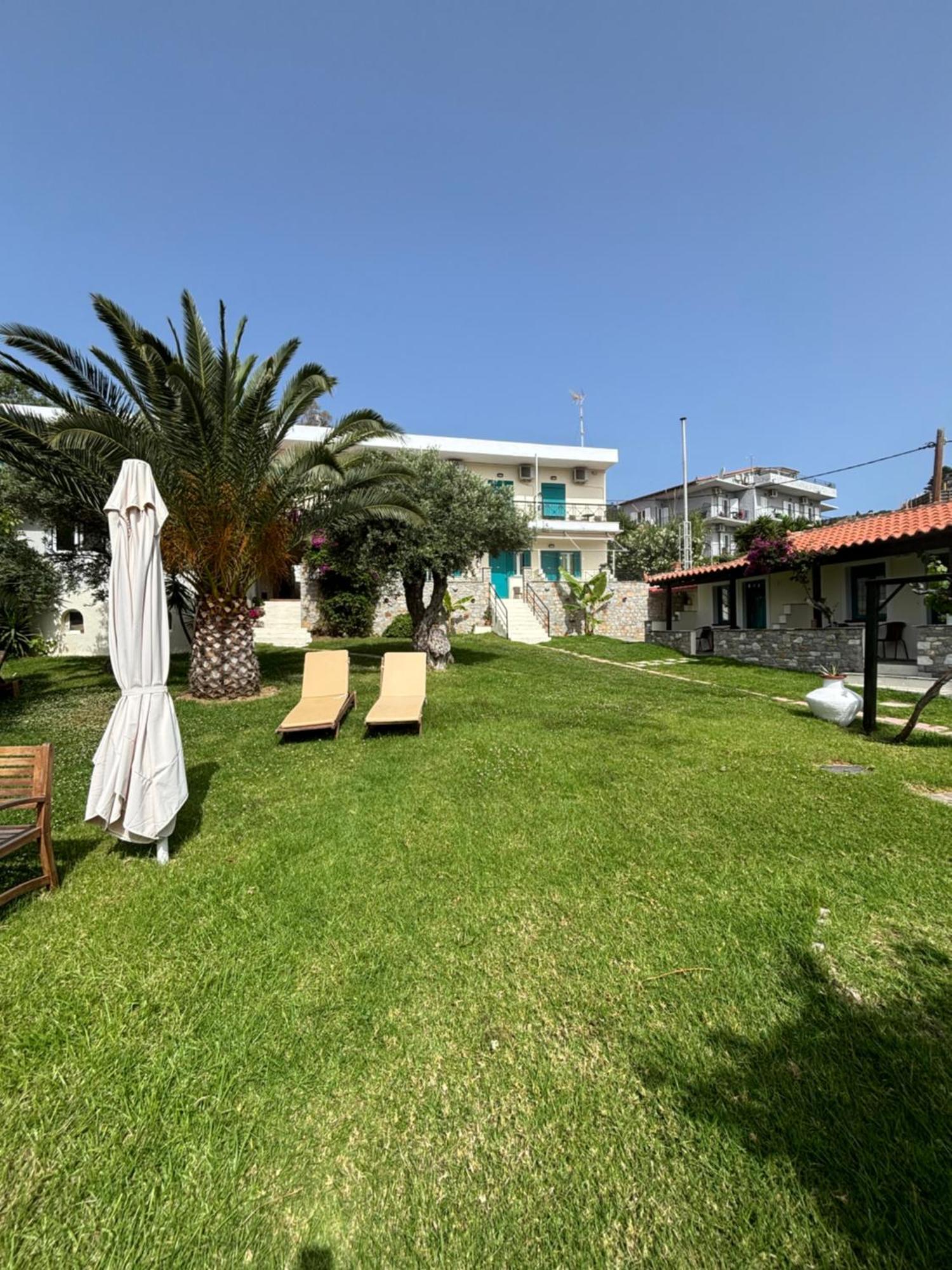 Angeliki Beach Hotel Megali Ammos  Bagian luar foto