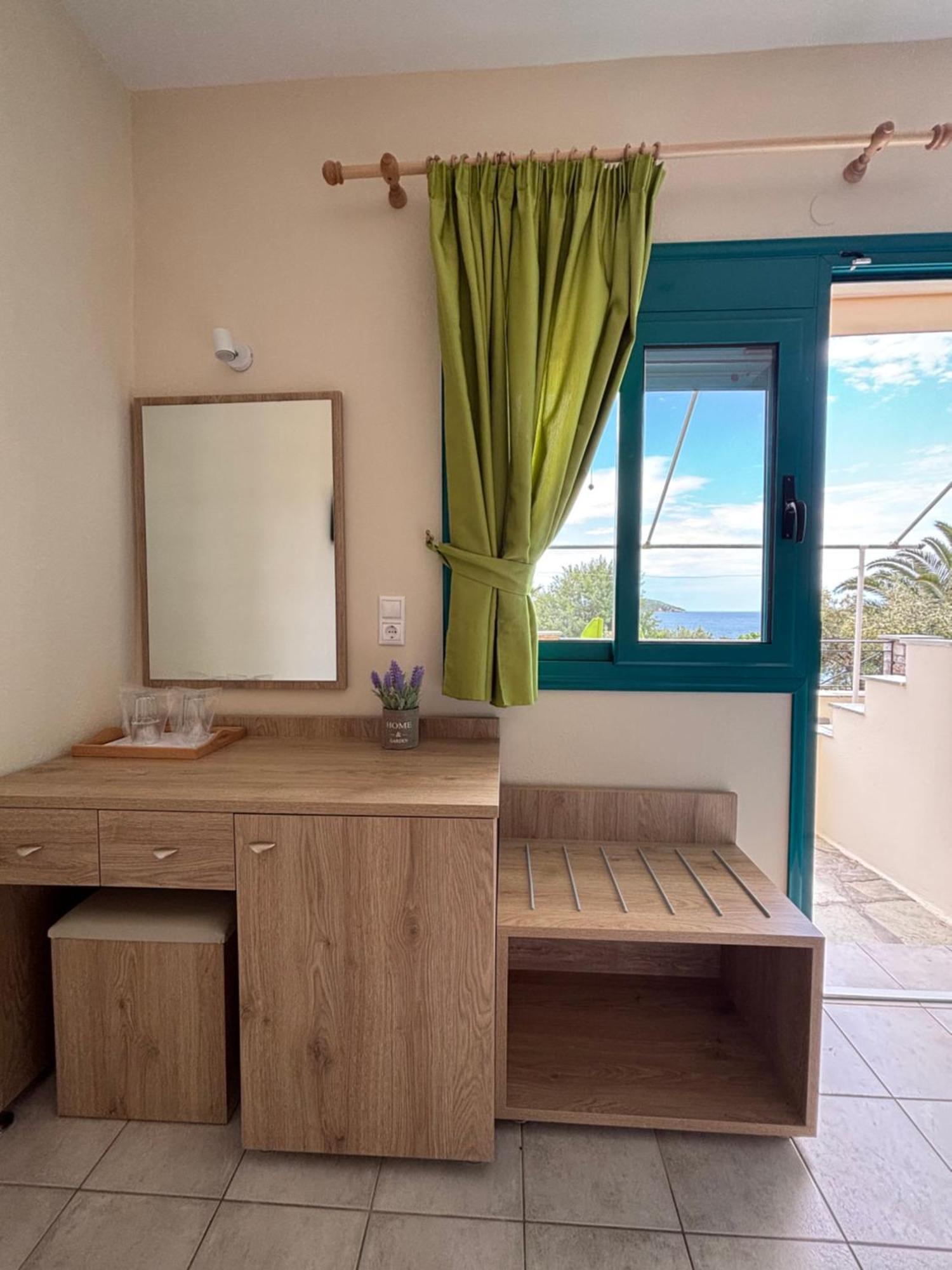 Angeliki Beach Hotel Megali Ammos  Bagian luar foto