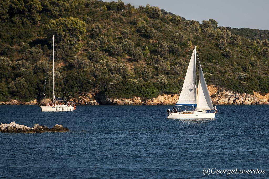 Angeliki Beach Hotel Megali Ammos  Bagian luar foto