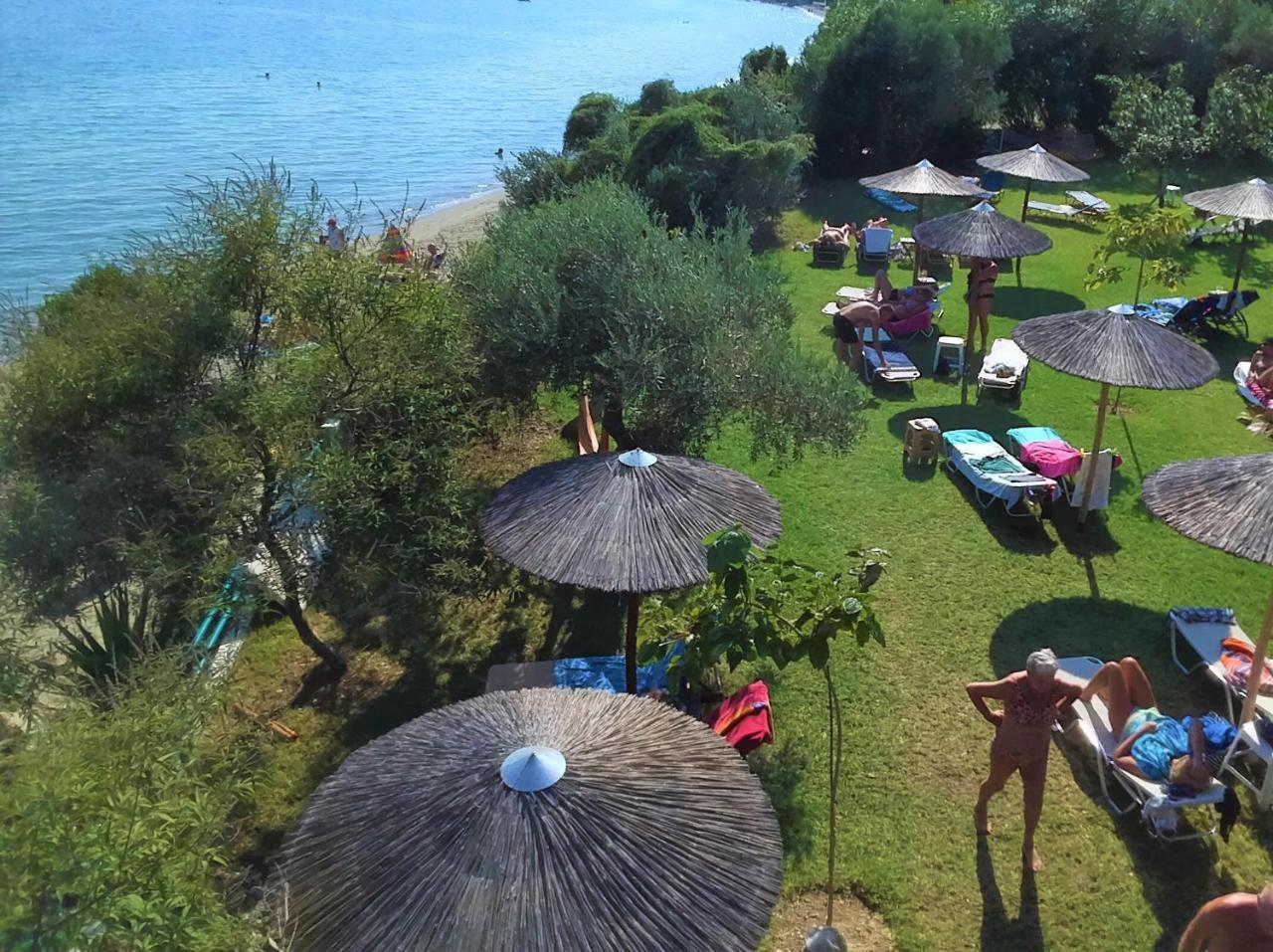 Angeliki Beach Hotel Megali Ammos  Bagian luar foto