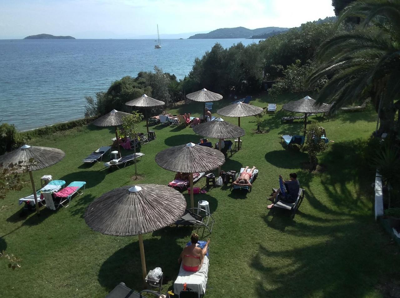 Angeliki Beach Hotel Megali Ammos  Bagian luar foto
